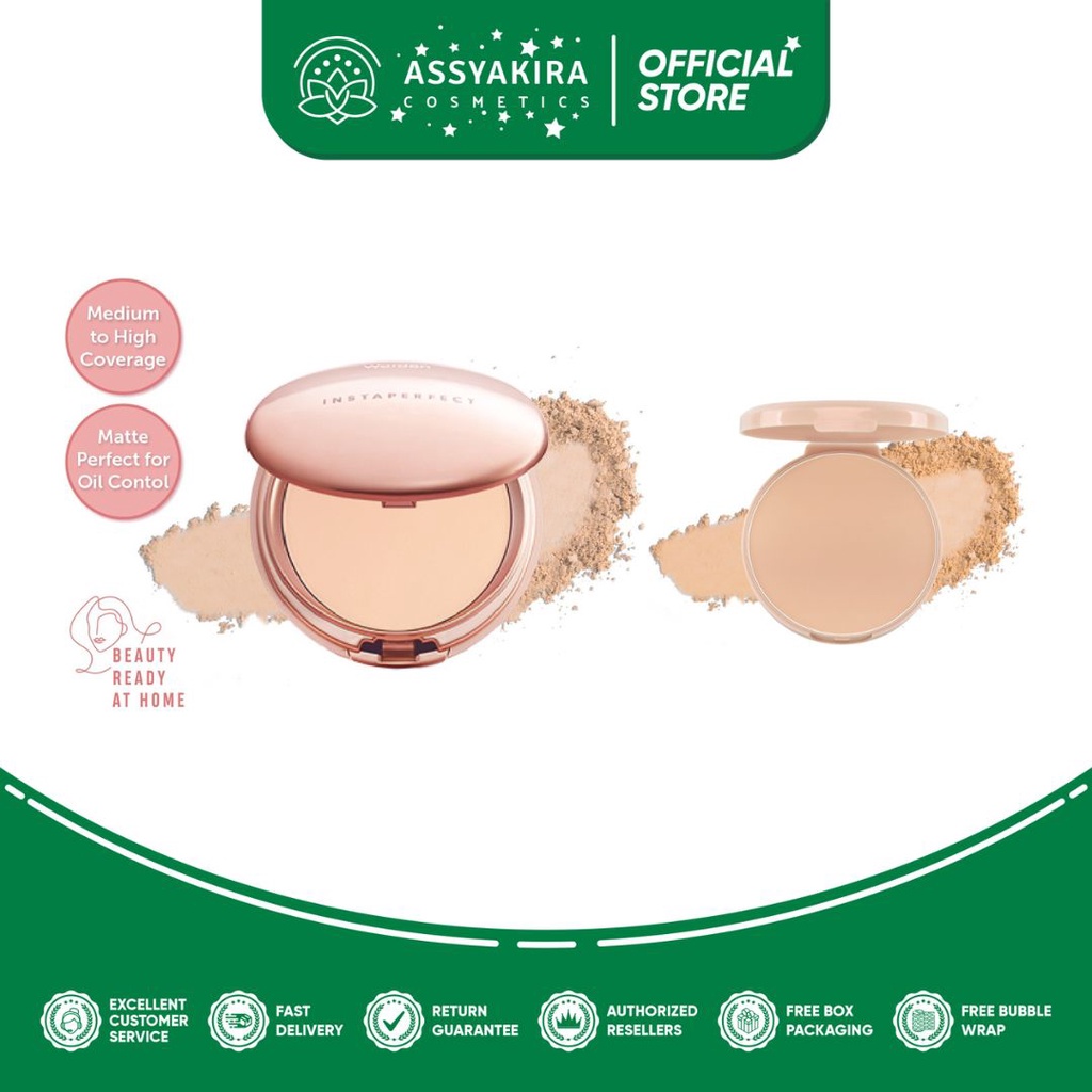 Wardah Instaperfect Matte Fit Powder Foundation | Refill Instaperfect Matte Fit Powder Foundation