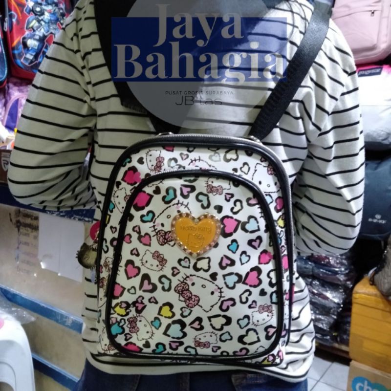 Ransel Wanita Import Tas Fashion Kecil Hello Kitty Anak Perempuan