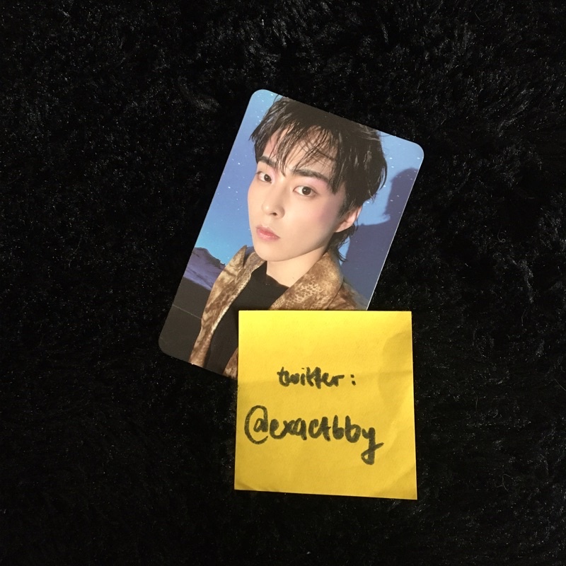 official pc photocard postcard exo dftf don't fight the feeling, love me right Xiumin