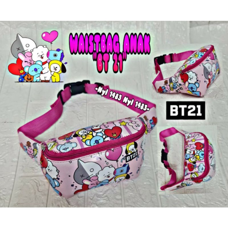 WAISTBAG ANAK TAS SLEMPANG LOL 1-10THUN LOL