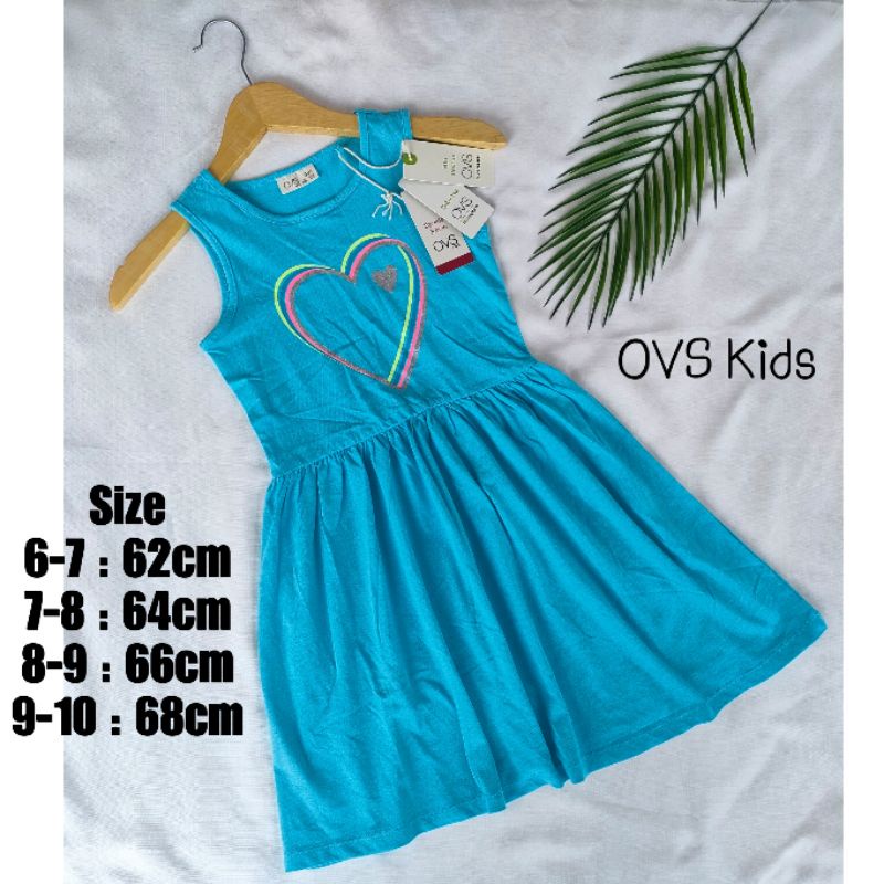 Mini dress anak perempuan OVS Kids brand Italy I Baju import anak