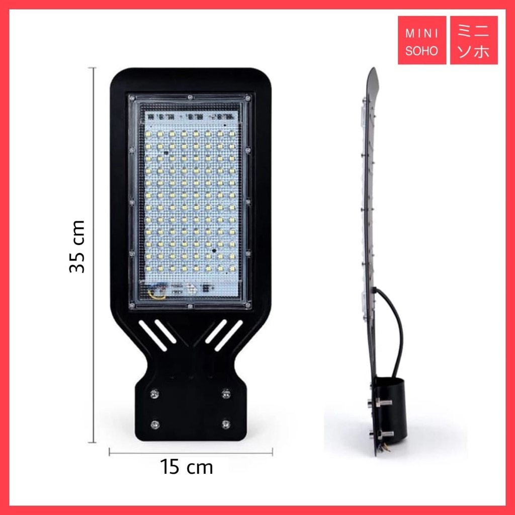 Lampu Jalan PJU LED 50W Watt Model Plat Tipis Ekonomis