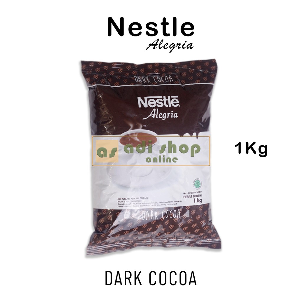 

NESTLE ALEGRIA DARK COCOA 1KG | BUBUK COKLAT NESTLE ALEGRIA