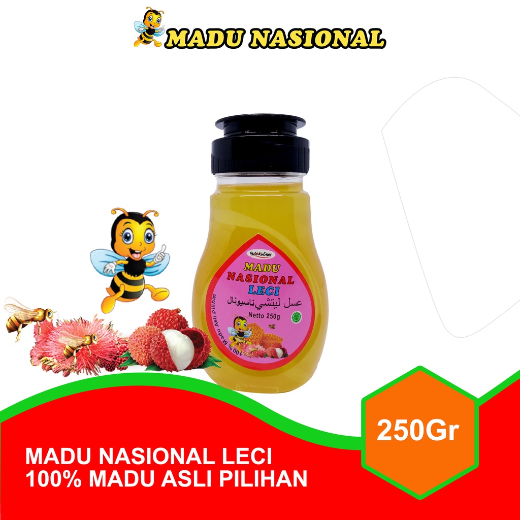 

Madu Nasional Leci 250gr