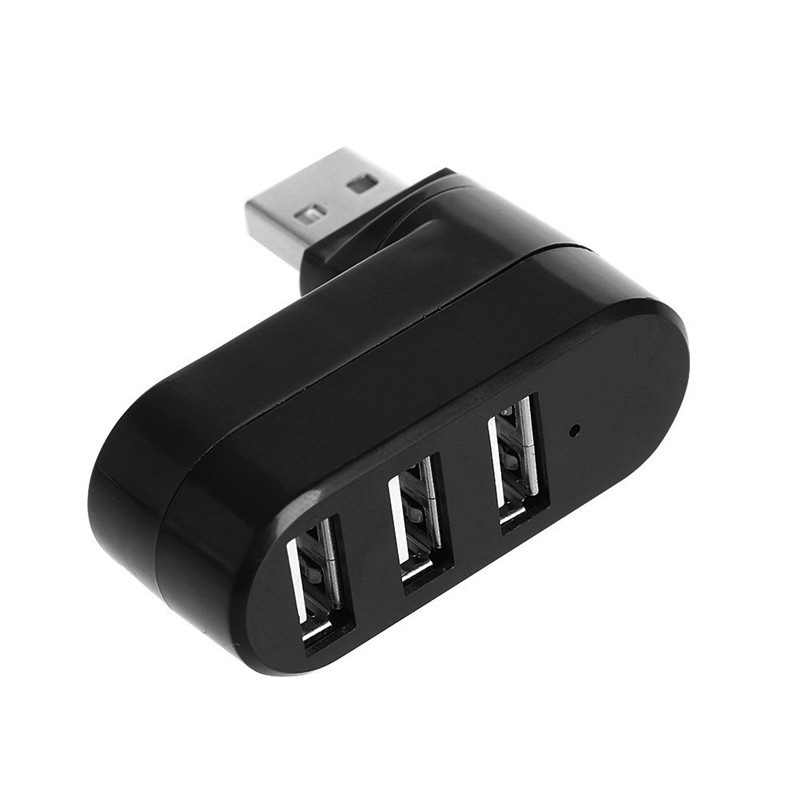 1pc Adapter Hub Usb 2.0 3 Port 2.0 Kecepatan Tinggi Untuk Komputer Pc / Laptop