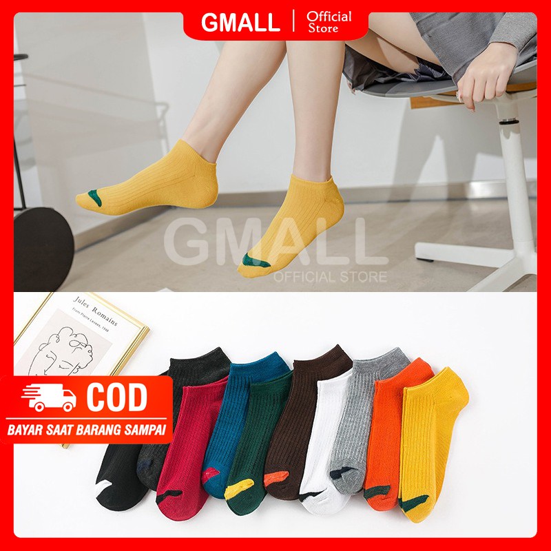 Kaos Kaki Pendek Polos Semata Kaki Ankle Socks Import Murah GMALL KK0009