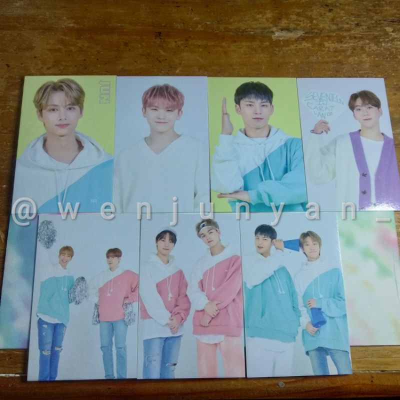 BOOKED UNSEALED TC SEVENTEEN CARATLAND 2020 WOOZI SEUNGKWAN MINGYU THE8 DK DINO VERNON MINGYU CARLAN