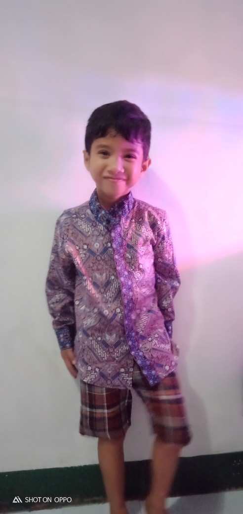 Dress Batik Anak Glazy