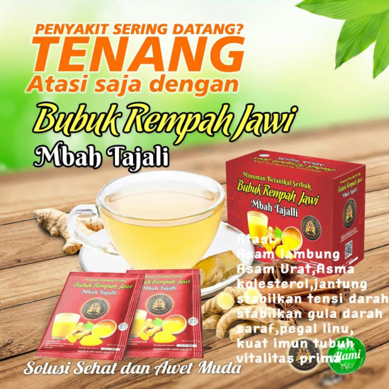 

Jamu Bubuk Rempah Jawi Mbah Tajali Rasa Gula Semut