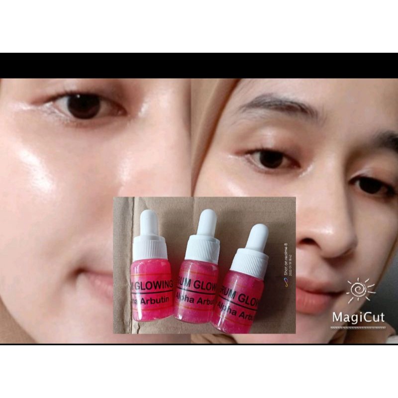 SERUM GLOWING PLUS ALPHA ARBUTIN  PUTIH PERMANEN