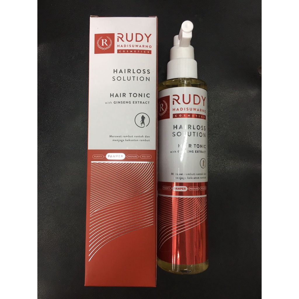 Rudy Hadisuwarno Hair Loss Defense Hair Tonic Ginseng Kemasan Baru