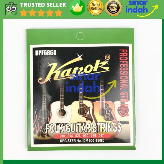 String Senar Gitar Akustik Tali Gitar Set Kapok Musik 6868