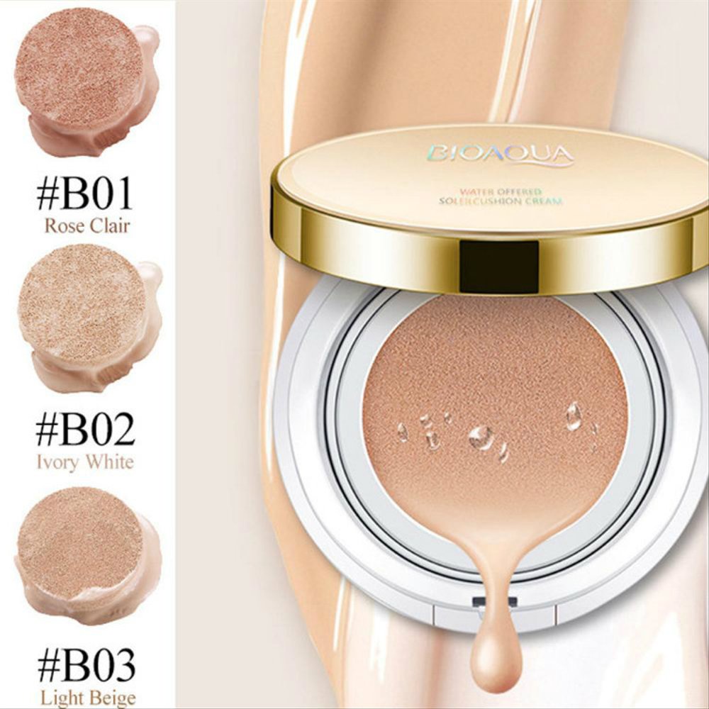 [COD] Bioaqua Hydrating Soft And Flawless Air Cushion BB Cream Mencerahkan Warna Kulit &amp; Membuat Kulit Lebih Natural - BPOM