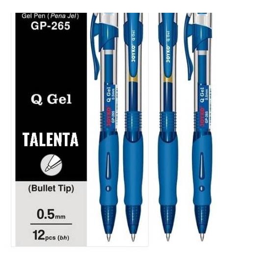 

New - Pulpen Joyko Q Gel GP-265 Grosir 1 Lusin