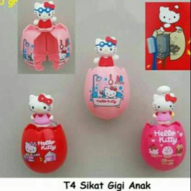 Tempat sikat gigi hello kitty
