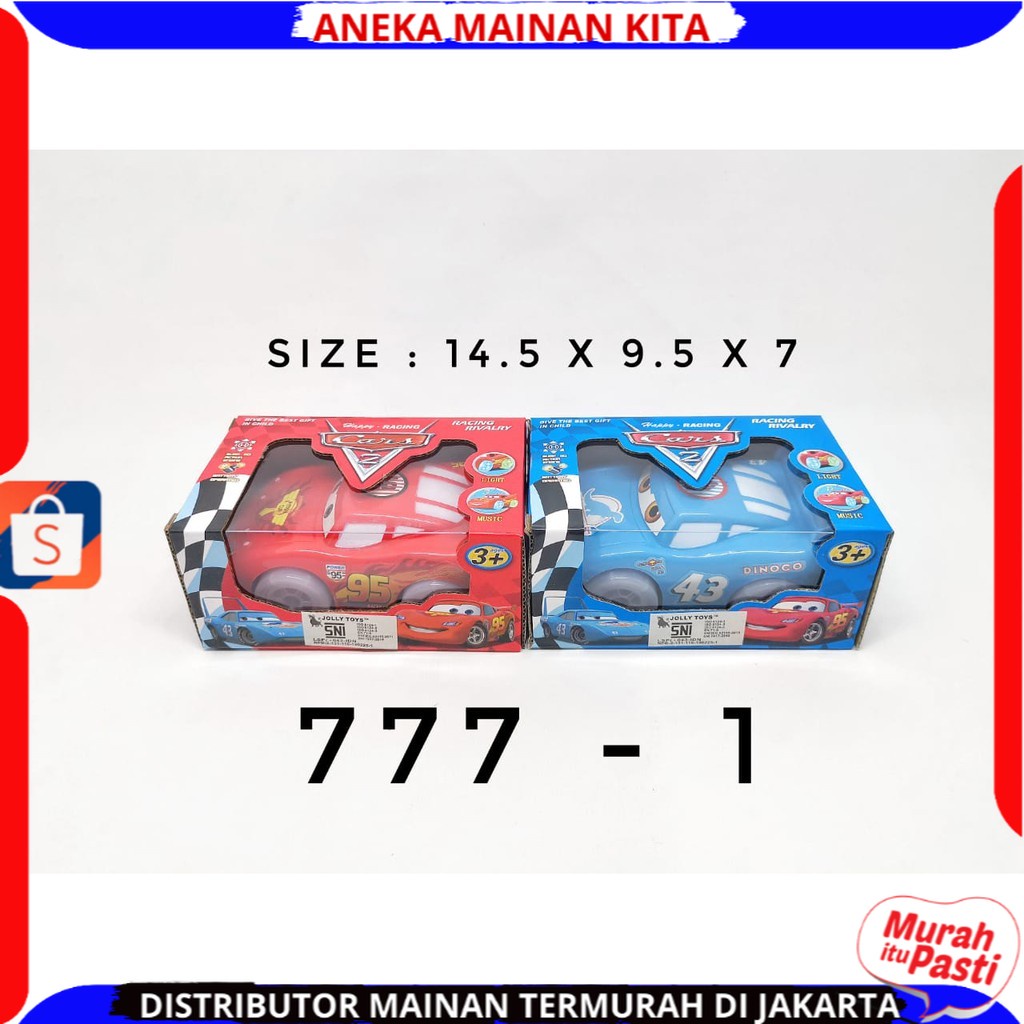 Promo Mainan Anak Mobil Racing Sport Cars Bump And Go Ada Musik Dan Lampu