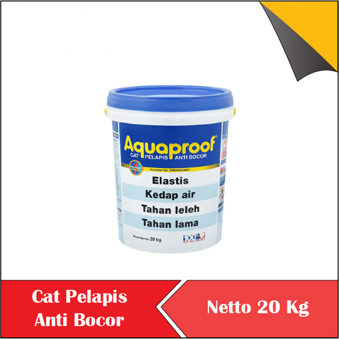 AQUAPROOF CAT PELAPIS ANTI BOCOR ANTI REMBES CAT TEMBOK EKSTERIO