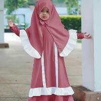 GAMIS ANAK PEREMPUAN  SELINDA  2 IN1