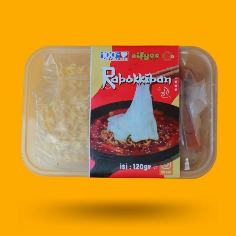 RABOKKIBAN oifyoo (RAMEN TOPOKKI BANJIR MOZARELLA)