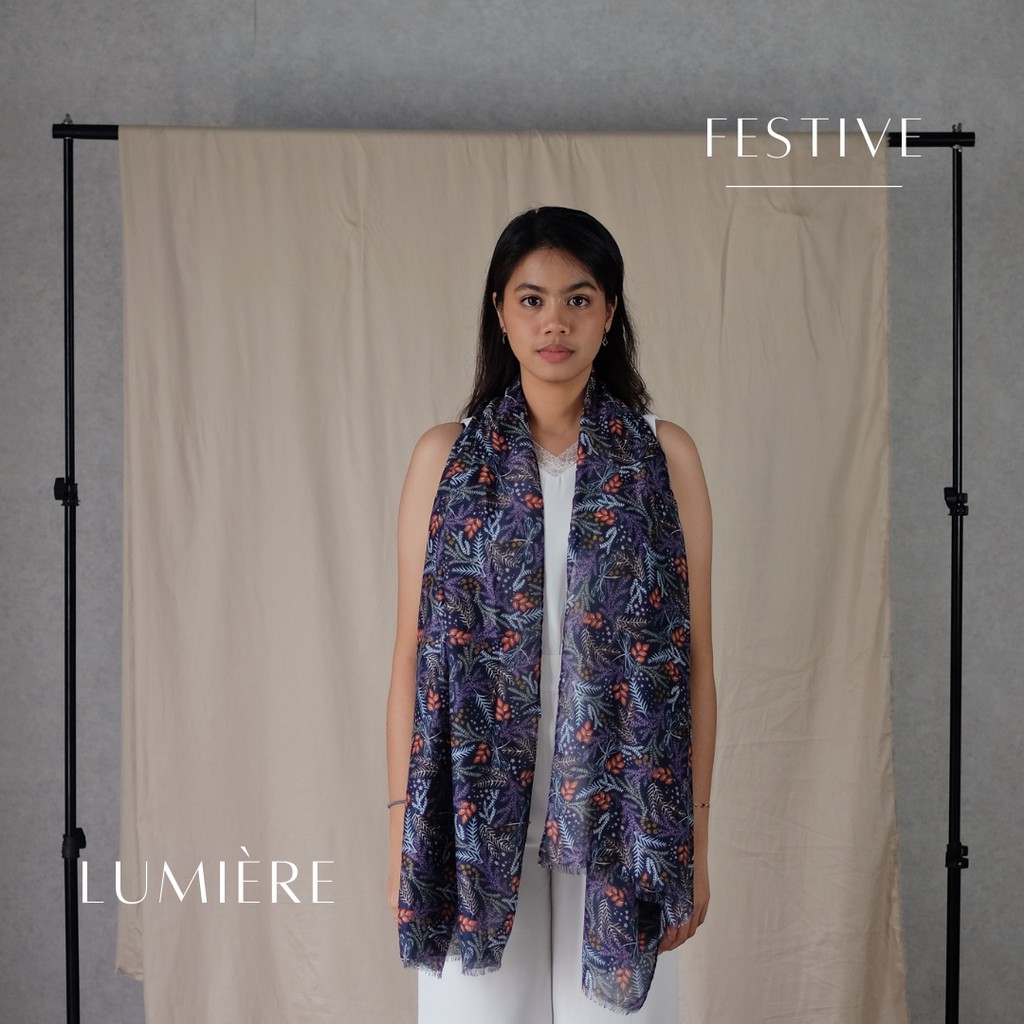 Festive Shawl - Indigo Collection