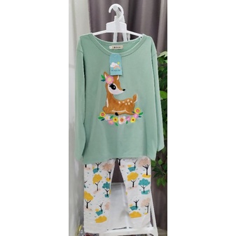 Mi Amore Original Pajamaa/Piyama Setelan Baju Lengan Panjang Celana Panjang Anak Perempuan Size 6 Ta
