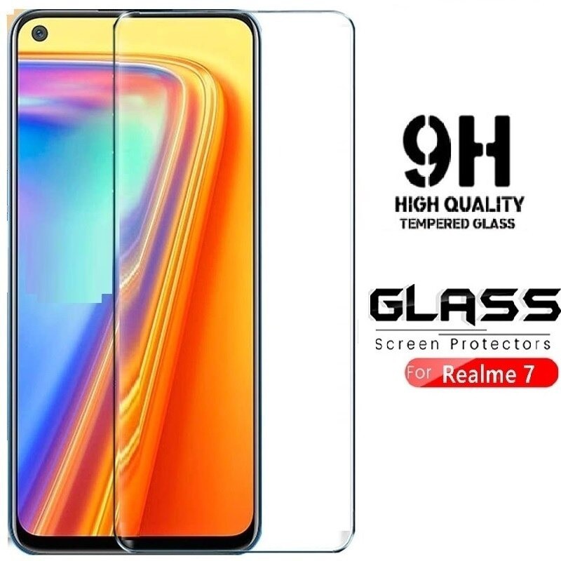 Promo Tempered Glass REALME 7 TG Layar FULL COVER Bening Premium Anti Gores Kaca