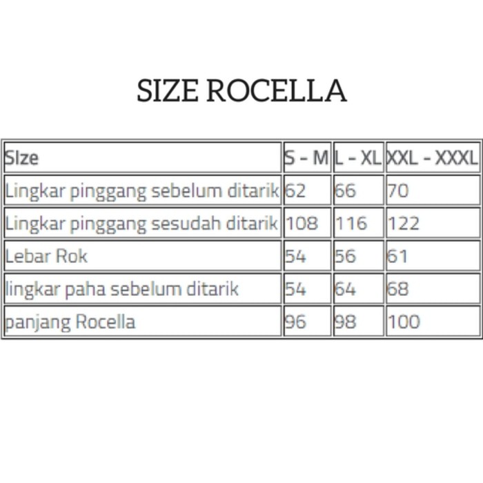 ROCELLA Rok Celana (S-M) Muslimah/Kerja/Gaul/Kuliah