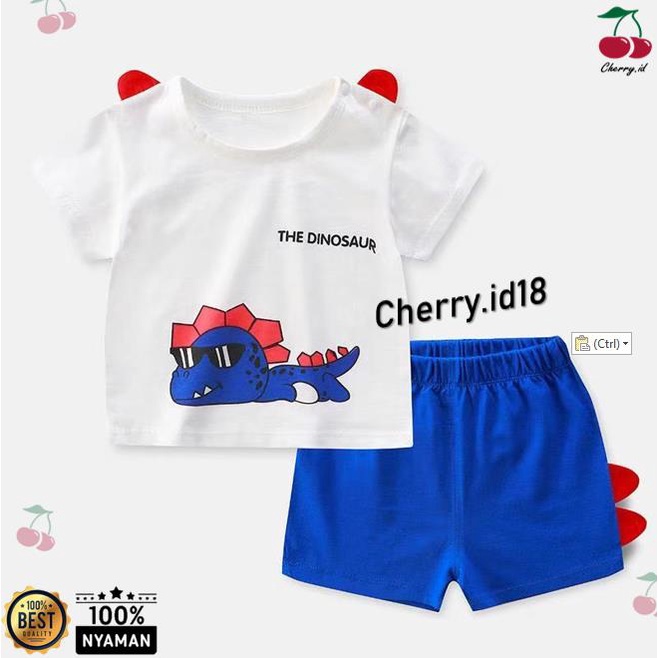 Cherry COD Setelan Baju Anak Motif 3D / Pakaian Anak / Baju Anak Laki Laki / Baju Anak Perempuan