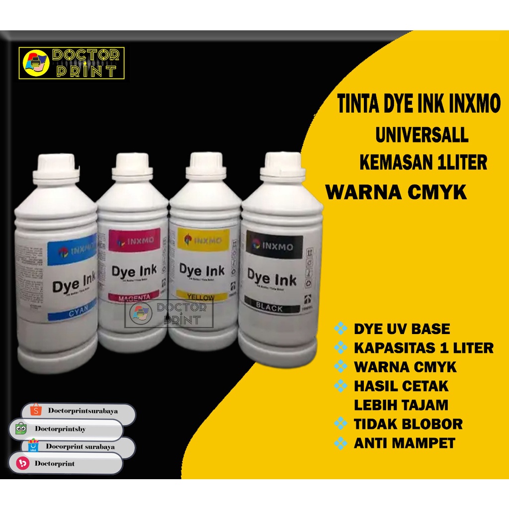 Tinta Dye Ink INXMO Universall Kemasan 1Liter