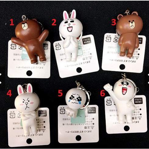 Gantungan Kunci Keychain Brown Cony Sally Original from Japan