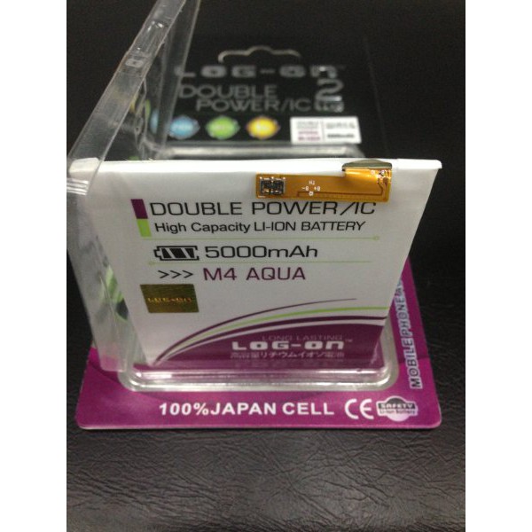 MURAHHH   Baterai Sony Xperia M4 / M4 Aqua Dobel Power Log On 5000mah