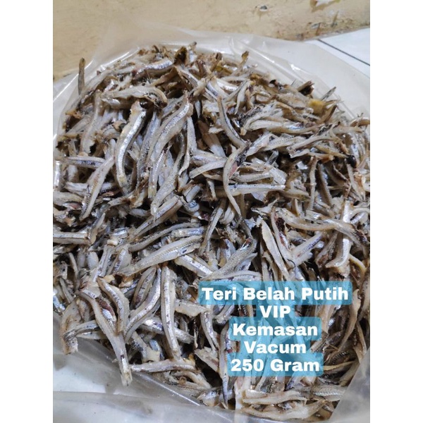 

Ikan Asin Teri Belah Putih VIP | Jengki Belah Putih VIP 250 Gram