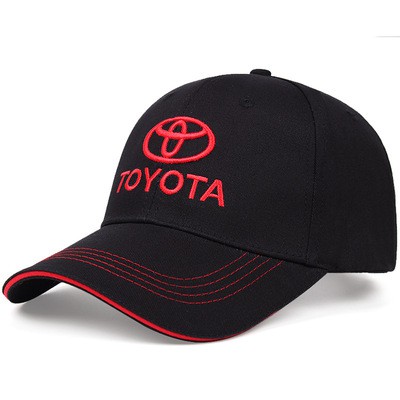 Toyota logo topi bisbol katun bermutu tinggi kain balap topi topi topi sepeda motor untuk pria