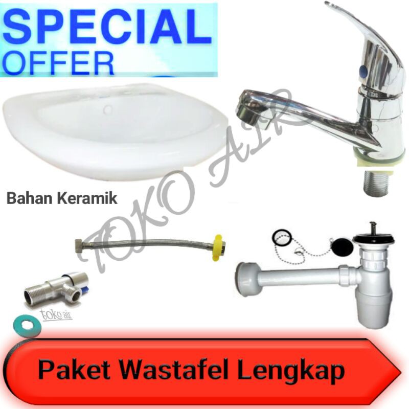 Paket wastafel lengkap