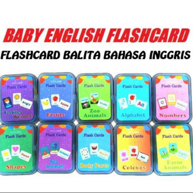 

FLASH CARD ENGLISH ANAK PLUS KOTAK / BOX - SEA ANIMAL BOX