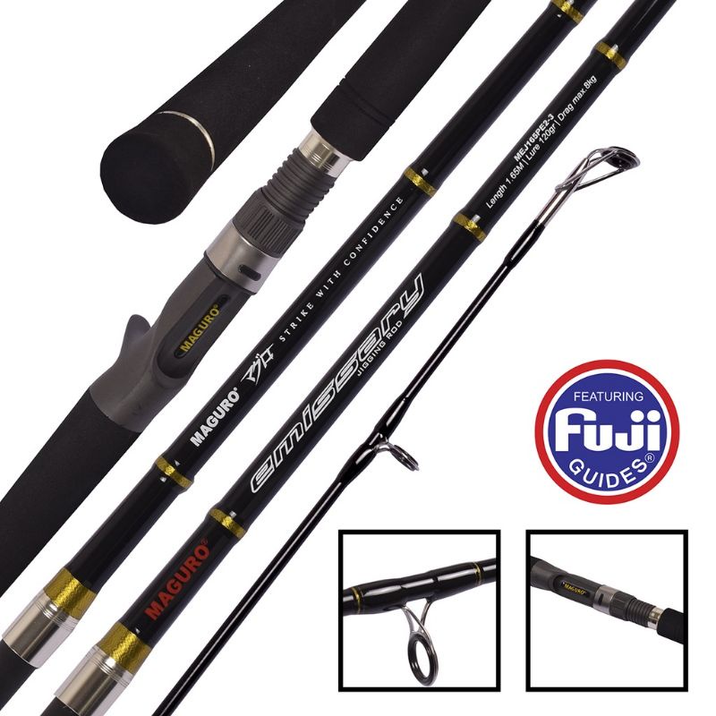 Joran Maguro EMISSARI Jigging OH(Overhead) | 165 PE 2-3 | 165 PE 4-5 | Pilih Ukuran