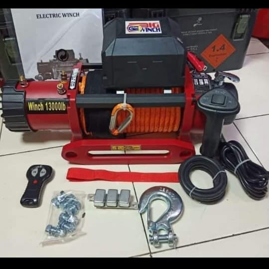 WInch Big Winch 13000lbs Plasma Rope