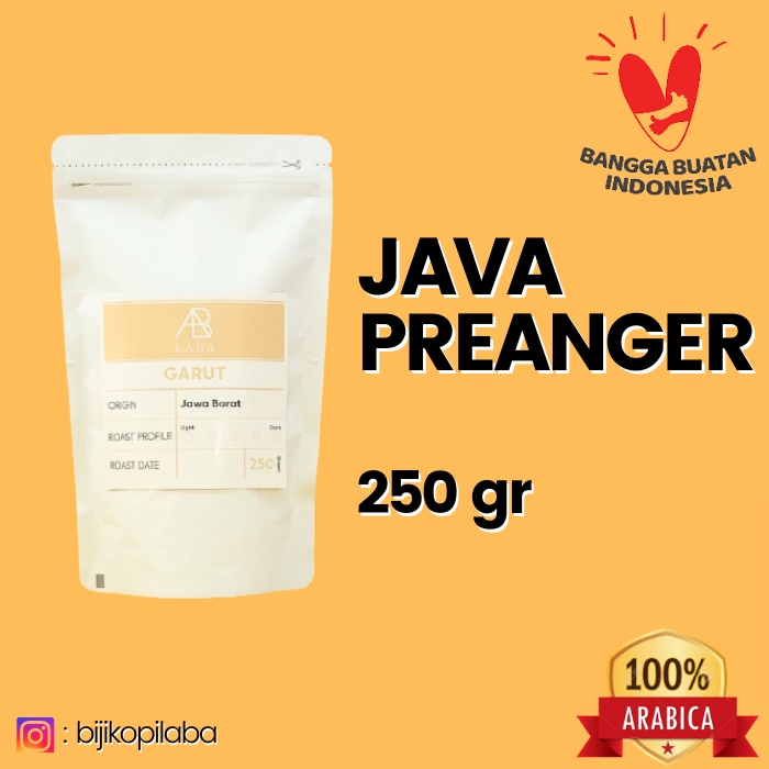

Kopi Arabika JAVA PREANGER (250 gr) Single Origin Coffee Arabica