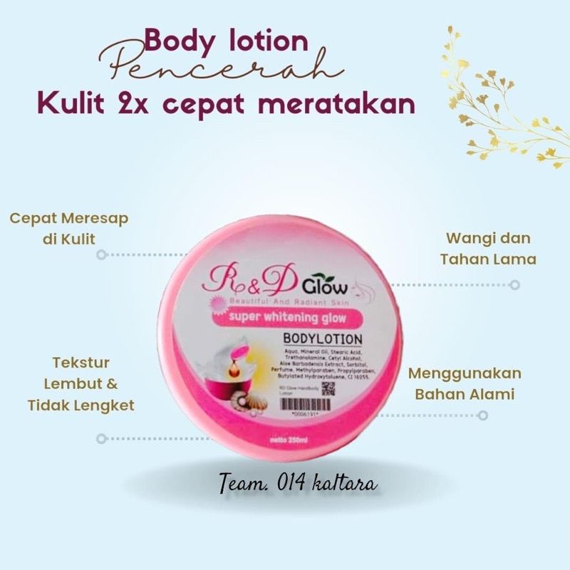 Body Lotion R&D Glow