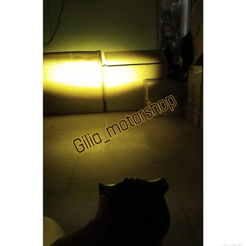Lampu Tembak Laser OwL D2 CR7 2 warna kuning /putih Low hi Universal