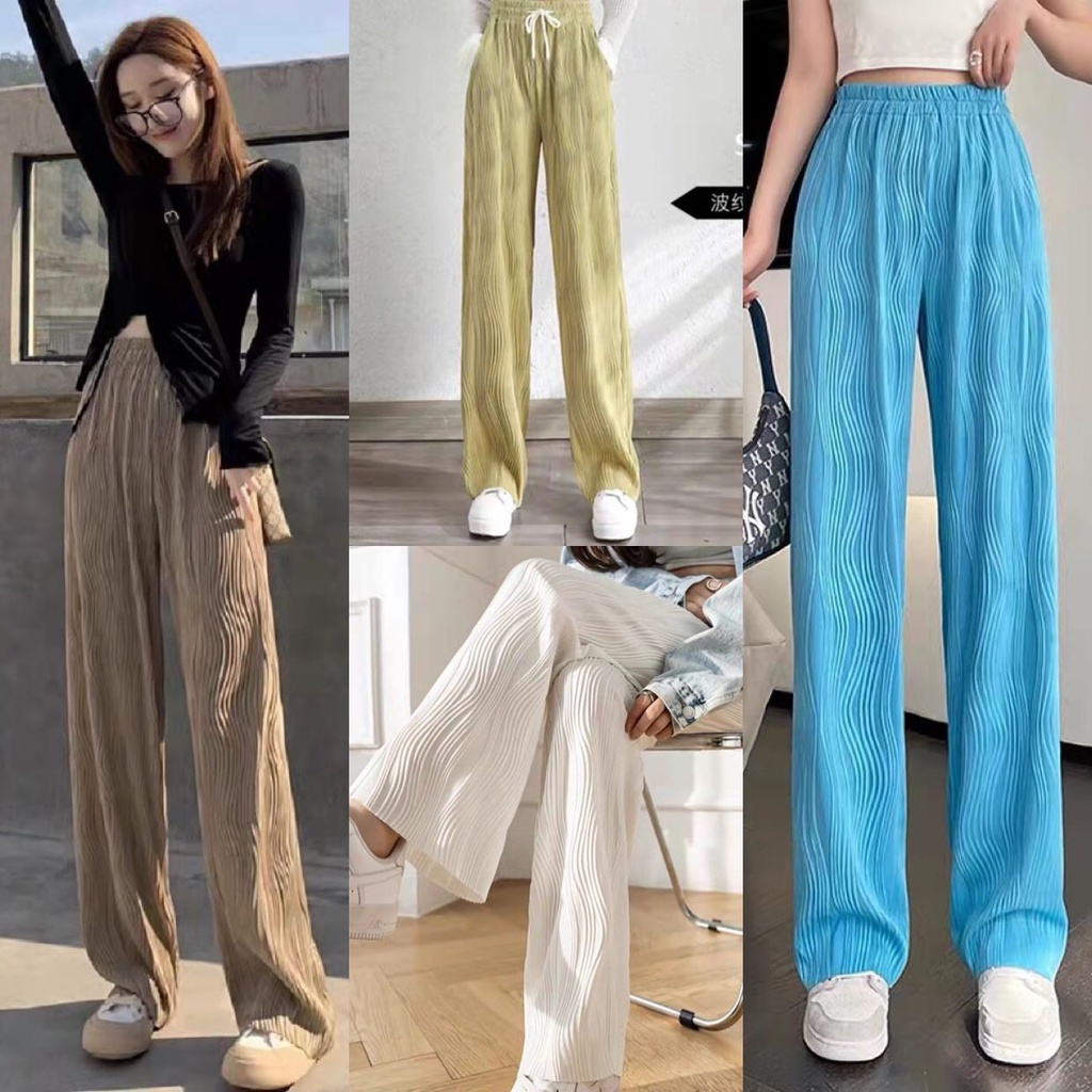 Cullote Pants Salur Wanita - Celana Kulot