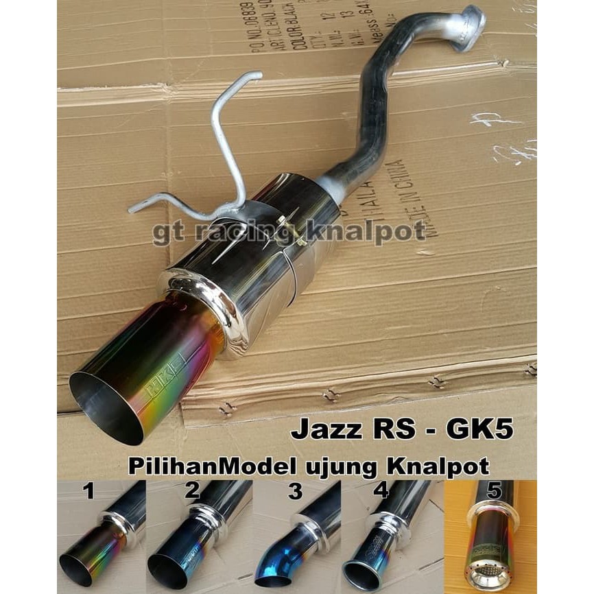 KNALPOT RACING MOBIL HONDA JAZZ GE8 - JAZZ RS - FREED - JAZZ GK5
