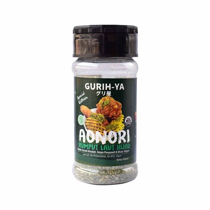 Gurih Ya Seaweed Nori Seasoning (Abon  Rumput Laut) Botol 45gr