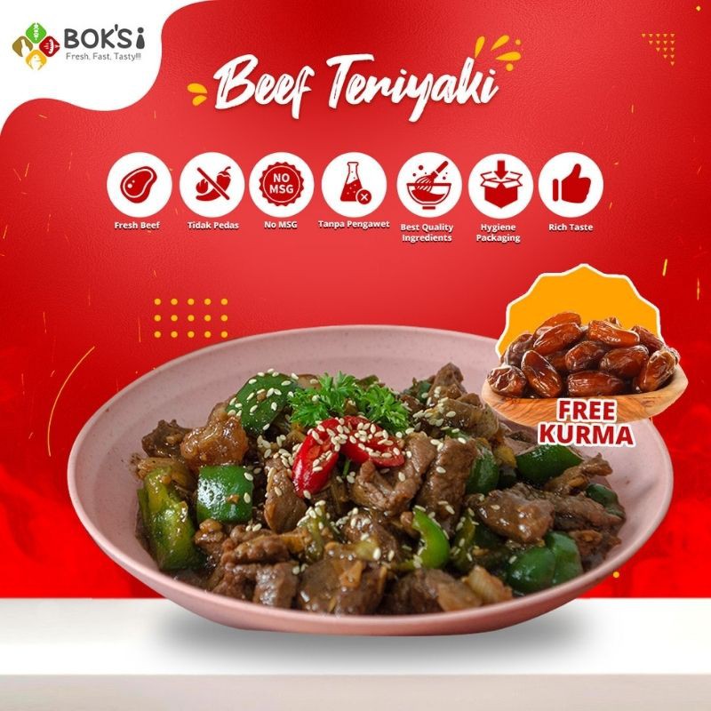 

BOKSI Beef Teriyaki
