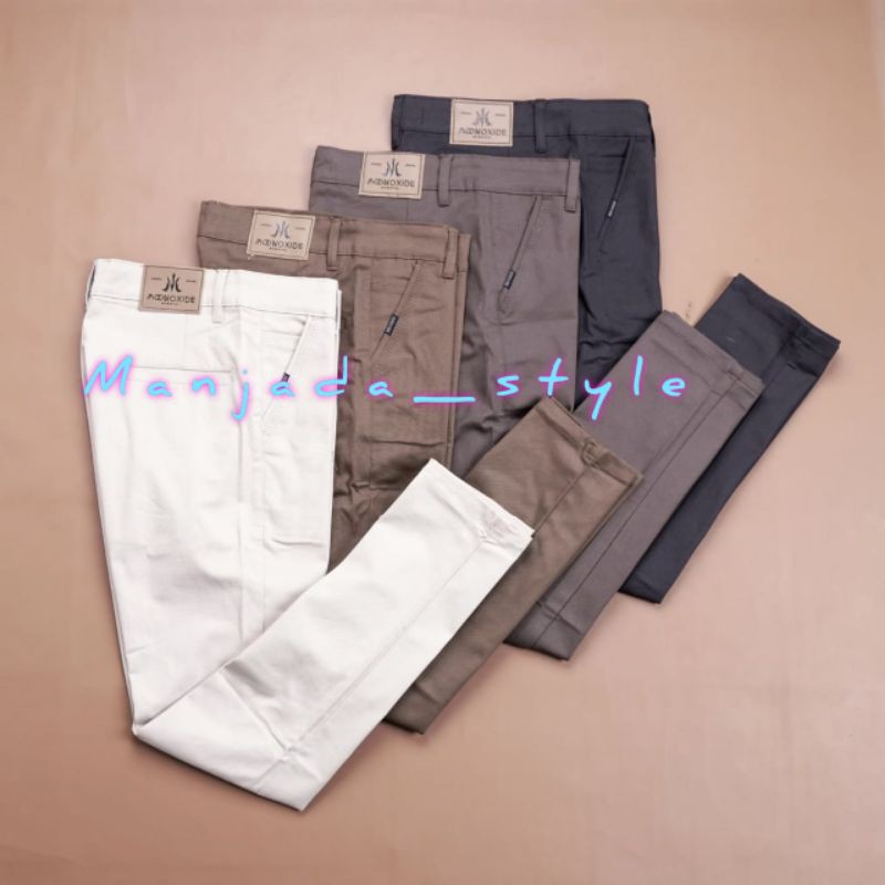 TERLARIS CELANA PRIA CHINO Slim fit Panjang Kerja kantor Santai Liburan Cowok Gentleman 27 - 38