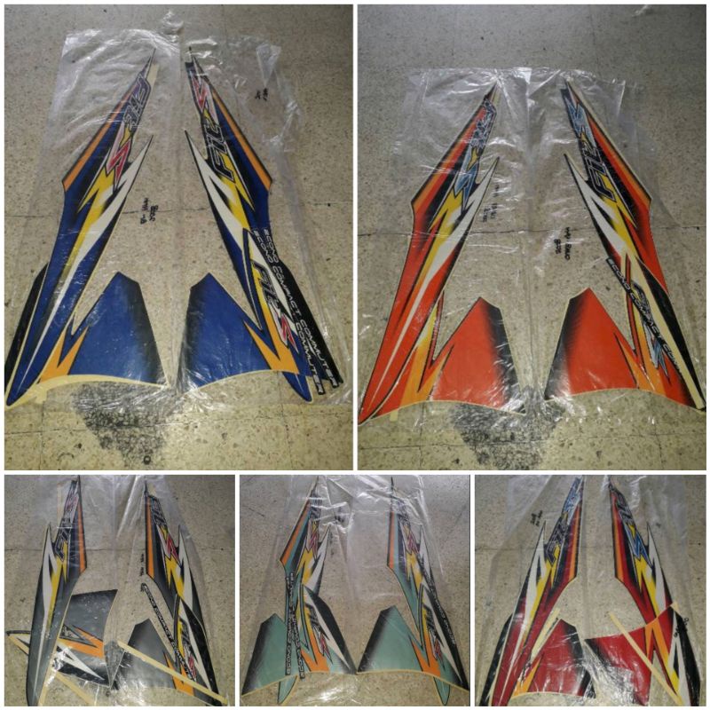 striping sticker honda Supra fit S 2007 2008 / honda Fit S