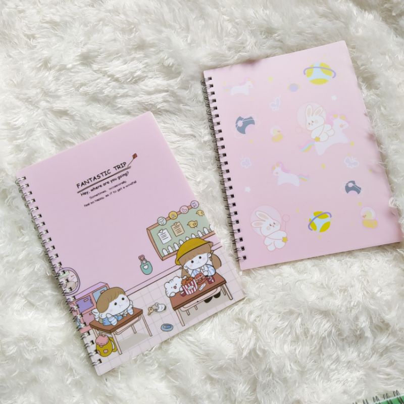 

Buku Tulis Notebook Ring A5 Buku Tulis Catatan Fancy Buku Tulis Lucu Jurnal Korea