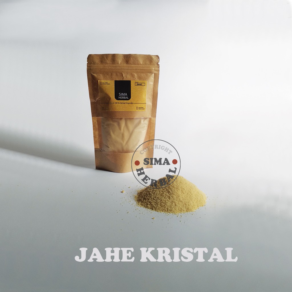 

JAHE BUBUK 500 Gram INSTAN Organik Tinggal Seduh | SIMA Herbal 100% Herbal Organik