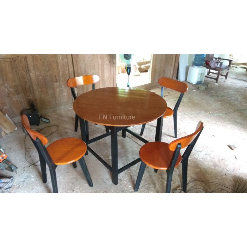 meja kursi makan/cafe/resto