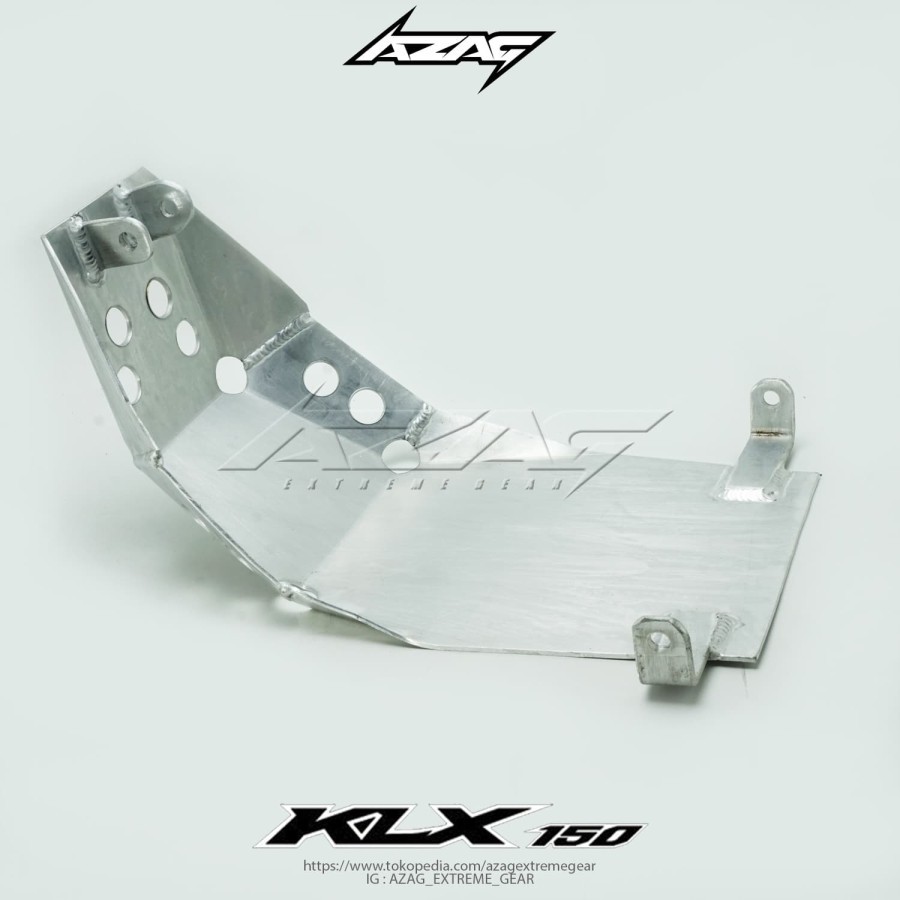 ENGINE GUARD PELINDUNG MESIN BAWAH ALUMUNIUM KLX DTRACKER 150 DAN KLX 140